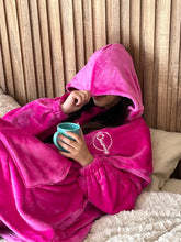 Fuchsia Blanket Hoodies